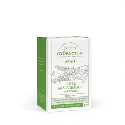 GYORGYTEA No.50 Fehér akácvirágos teakeverék (Reflux tea), 50 g