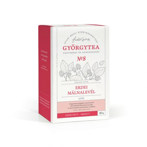 GYORGYTEA No.08 Erdei málnalevél, 80 g